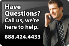 Questions?  Call us today. 888-424-4433
